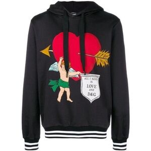 Dolce & Gabanna hoodie | Mens Small | Navy + Cupid | Brand New